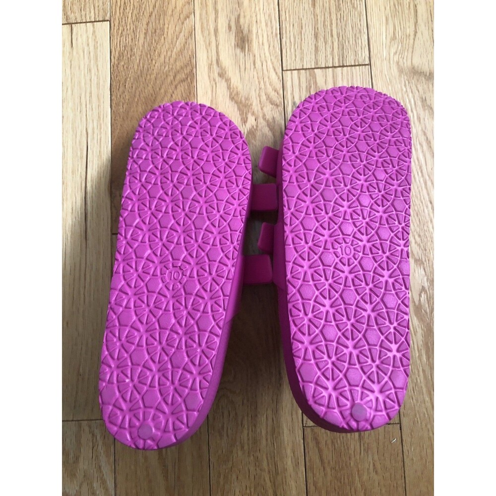 Shade & Shore Pink Sandals Strappy Beachy Slides Size 10 Very Good Condition - Picture 6 of 8